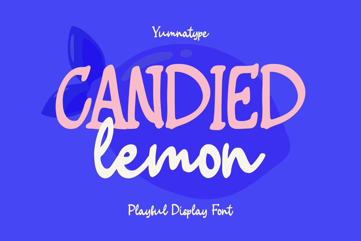 Font Candied Lemon