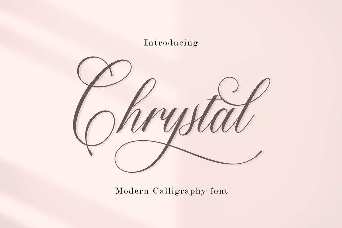 Font Chrystal