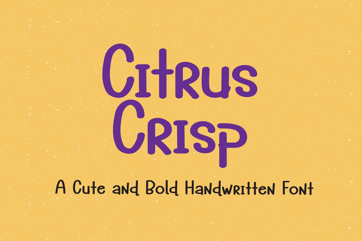 Font Citrus Crisp