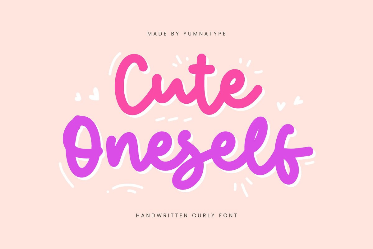 Font Cute Oneself