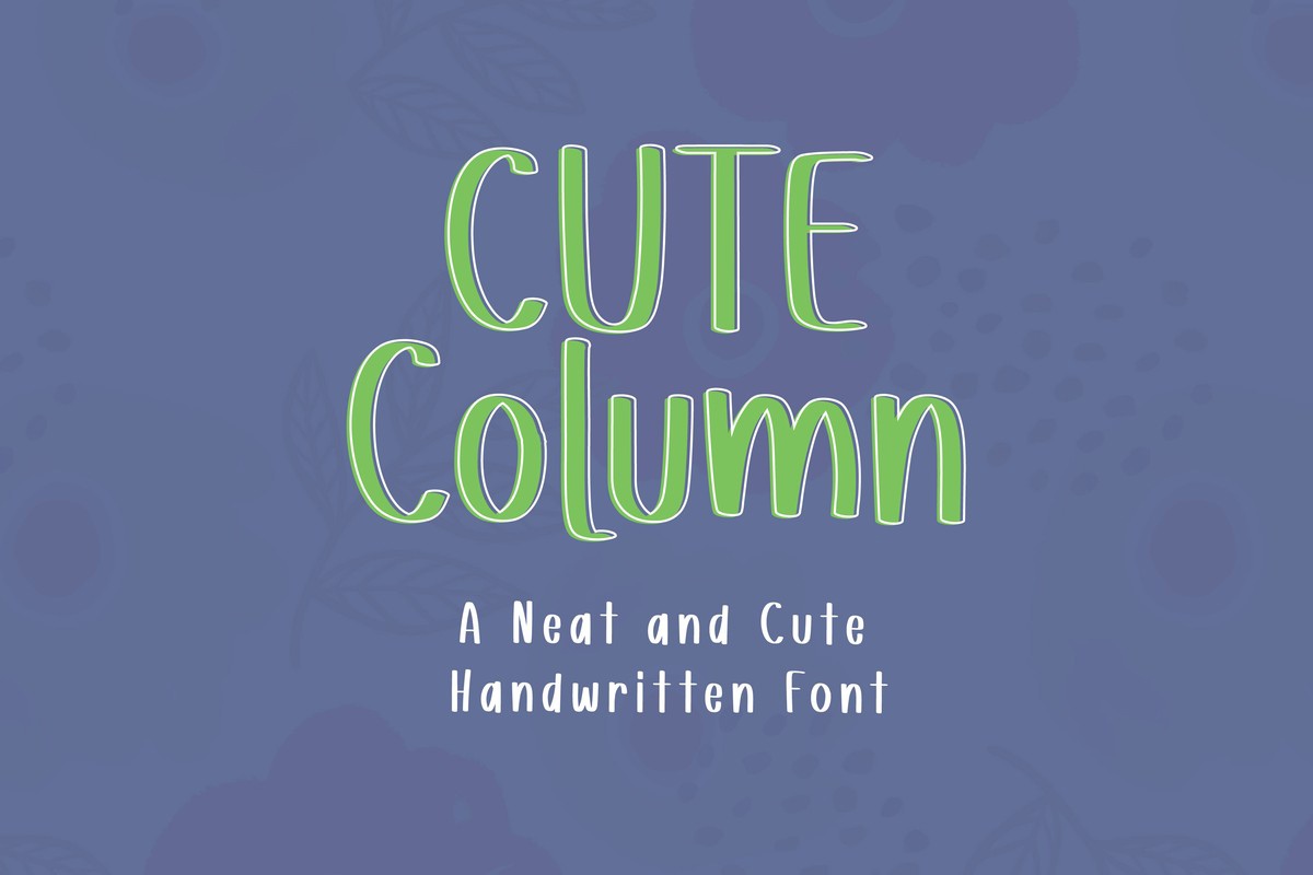Font Cutecolumn