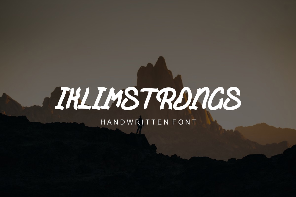 Font Iklimstrongs