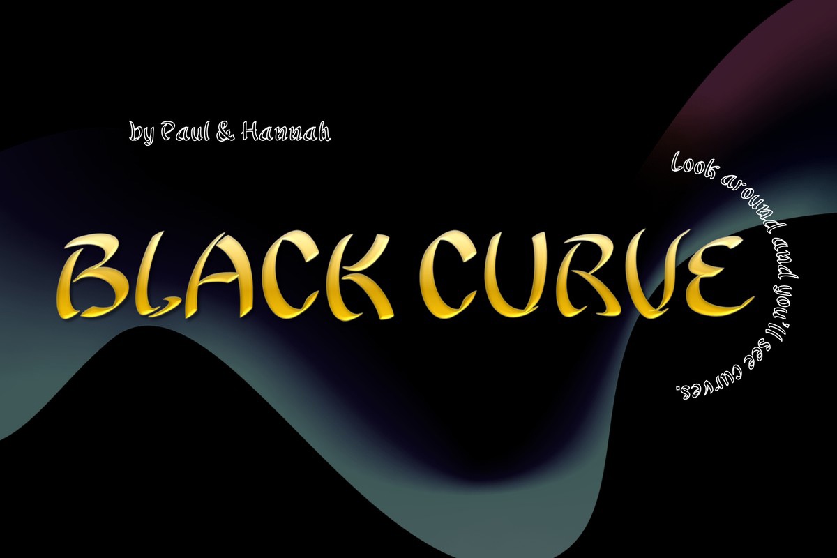 Font Black Curve