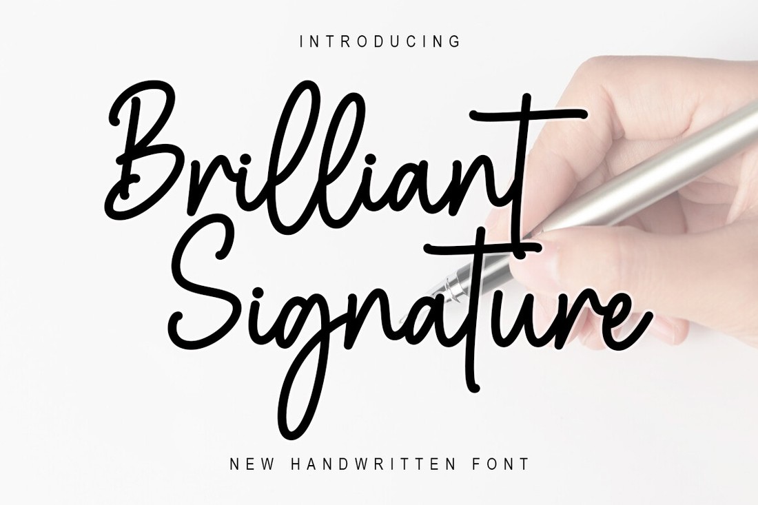 Font Brilliant Signature