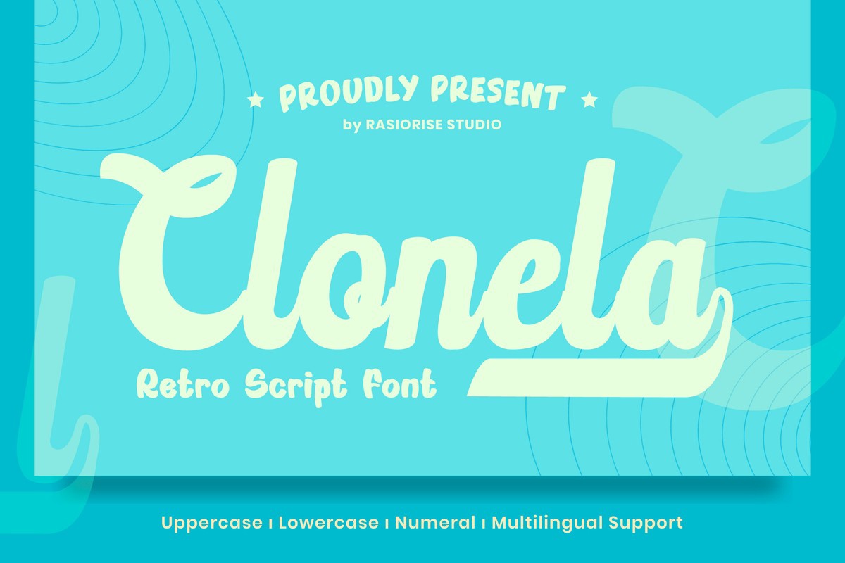 Font Clonela