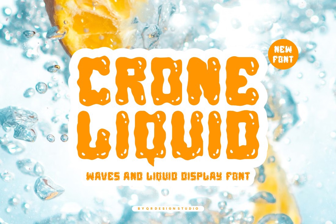 Font Crone Liquid